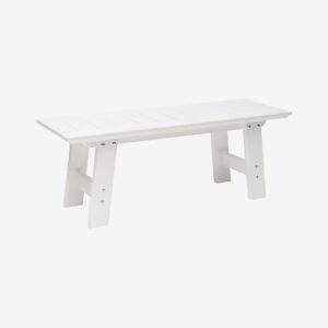 Hillerstorp – BULLERÖ bänk 40×120 cm – Vit – Pallar – Från Homeroom