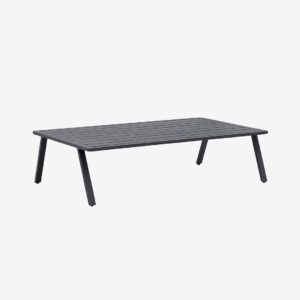 Hillerstorp – Bord Kungshult 81 x 140 cm Grå – Grå – Matbord utomhus – Från Homeroom