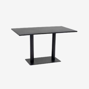 Hillerstorp – Bord Näsby 70 x 120 cm – Svart – Matbord utomhus – Från Homeroom