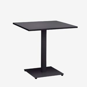 Hillerstorp – Bord Näsby 70 x 70 cm – Svart – Matbord utomhus – Från Homeroom