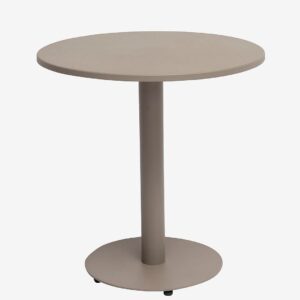 Hillerstorp – Bord Näsby Ø70 cm – Beige – Matbord utomhus – Från Homeroom