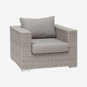 Hillerstorp – HAMILTON fåtölj – Grå – Utefåtöljer – Från Homeroom