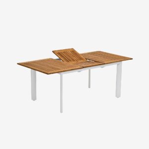 Hillerstorp – NYDALA bord 96X150/200 cm – Vit – Matbord utomhus – Från Homeroom
