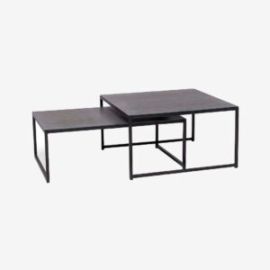 Hillerstorp – Set Bord Jet Set – Svart – Soffbord utomhus – Från Homeroom