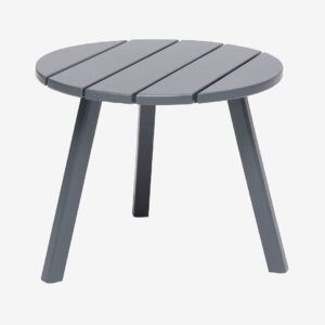 Hillerstorp – Sidobord Tennessee, Ø 50 cm – Grå – Sidebord – Från Homeroom