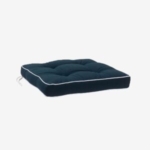 Hillerstorp – Sits Kuddfodral Box Stitched Blue – Blå – Sittdynor – Från Homeroom