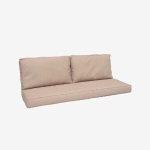 Hillerstorp – Sittdyna och ryggdyna till Gotland 3-sits soffa – Beige – Soffdynor & bänkdynor – Från Homeroom