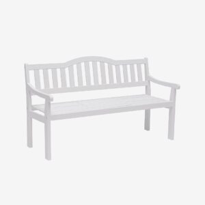 Hillerstorp – Soffa Sara, med bord – Vit – Trädgårdssoffor – Från Homeroom