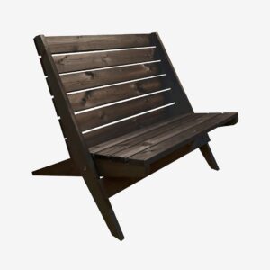 Hillerstorp – Stol Granny Double Pine Oiled – Svart – Utefåtöljer – Från Homeroom