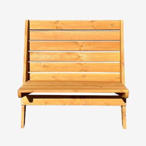 Hillerstorp – Stol Granny Dubbel Furu Oljad – Beige – Utefåtöljer – Från Homeroom