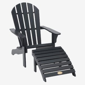 Hillerstorp – TENNESSEE fåtölj + pall – Grå – Utefåtöljer – Från Homeroom