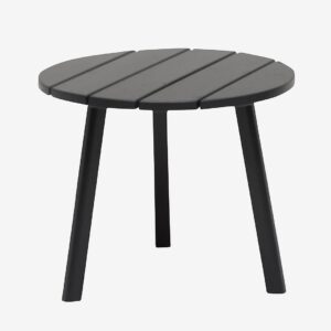 Hillerstorp – TENNESSEE sidobord ø 50 cm – Grå – Balkongmöbler – Från Homeroom