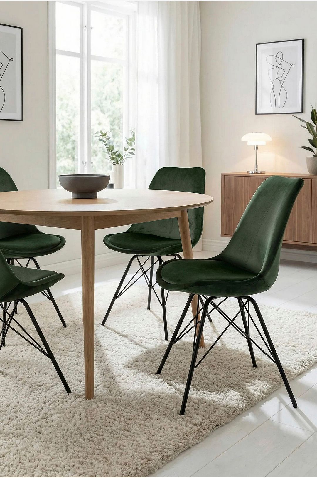 Homeroom Collection – Adele 2-pack matstol – Grön – Stolar – Från Homeroom