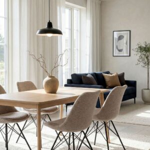 Homeroom Collection – Adelina 2-pack matstol – Beige – Stolar – Från Homeroom