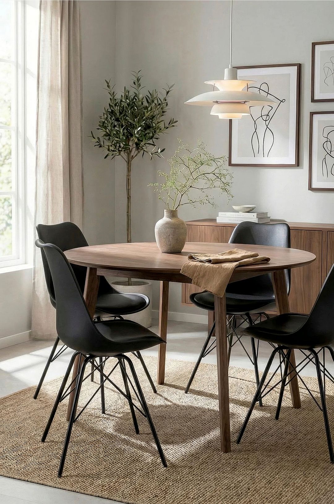 Homeroom Collection – Adina 2-pack matstol – Svart – Stolar – Från Homeroom