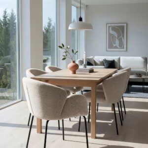 Homeroom Collection – Bernhard 2-pack matstol – Beige – Stolar – Från Homeroom