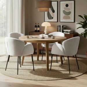 Homeroom Collection – Bernhard 2-pack matstol – Vit – Stolar – Från Homeroom