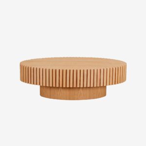 Homeroom Collection – Dagny Oval soffbord – Gul – Soffbord – Från Homeroom