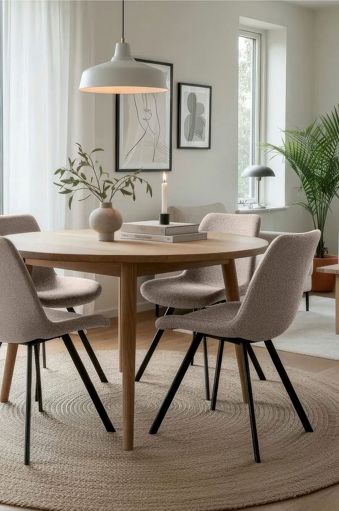 Homeroom Collection – Sture 2-pack matstol – Natur – Stolar – Från Homeroom