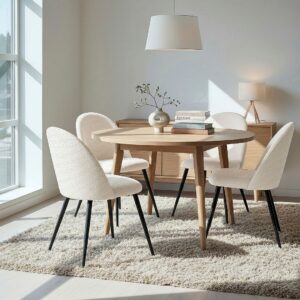 Homeroom Collection – Thorsten 2-pack matstol – Beige – Stolar – Från Homeroom