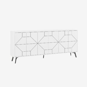 Homitis – Avlastningsbord Dune Long – Vit – Skänkar & sideboards – Från Homeroom