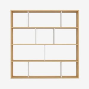 Homitis – Bokhylla Hodbi – Ek, Vit – Natur – Bokhyllor – Från Homeroom