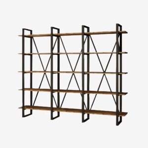 Homitis – Bokhylla Mila 4 – Brun – Bokhyllor – Från Homeroom