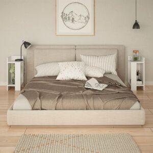 Homitis – Sängbord Elos, Set om 2 – Vit – Sängbord – Från Homeroom