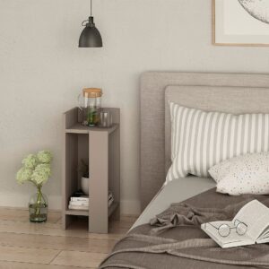 Homitis – Sängbord Elos Vänster – Grå – Sängbord – Från Homeroom