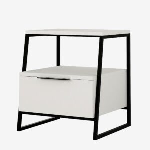 Homitis – Sängbord Pal – Vit – Sängbord – Från Homeroom