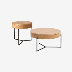 Homitis – Satsbord (2 delar) Bali – Svart – Soffbord – Från Homeroom