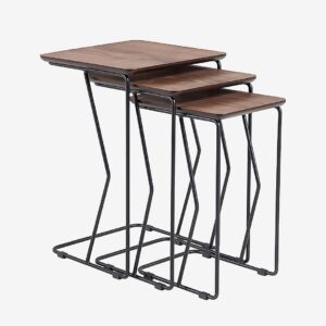 Homitis – Satsbord (3 delar)-David – Brun – Soffbord – Från Homeroom