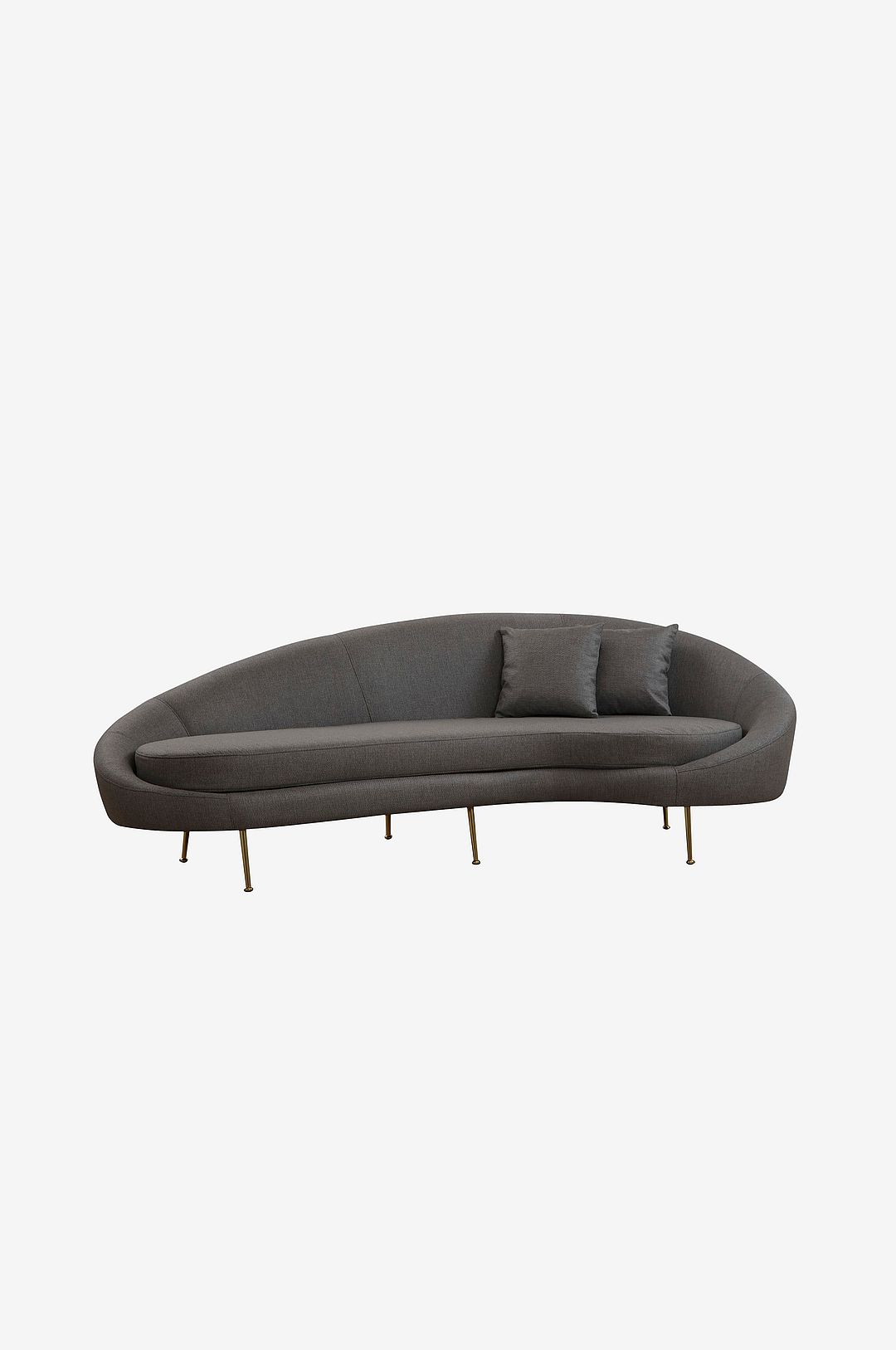 Homitis - Soffa 3-sits höger Eses - Grå - 3-sits soffor - Från Homeroom