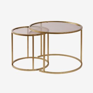 Homitis – Soffbord Set Aurum Double Small – Guld – Soffbord – Från Homeroom