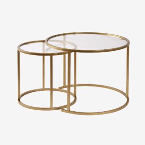 Homitis – Soffbord Set Aurum Double Small – Guld – Soffbord – Från Homeroom