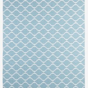 Horredsmattan – Plastmatta Wave 150×200 cm – Blå – Plastmattor – Från Homeroom