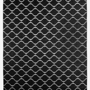 Horredsmattan – Plastmatta Wave 150×200 cm – Svart – Plastmattor – Från Homeroom