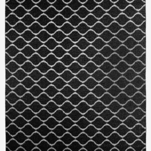 Horredsmattan – Plastmatta Wave 200 x 300 cm – Svart – Plastmattor – Från Homeroom