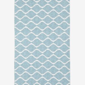 Horredsmattan – Plastmatta Wave 70×150 cm – Blå – Plastmattor – Från Homeroom