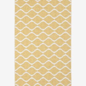 Horredsmattan – Plastmatta Wave 70×150 cm – Gul – Plastmattor – Från Homeroom