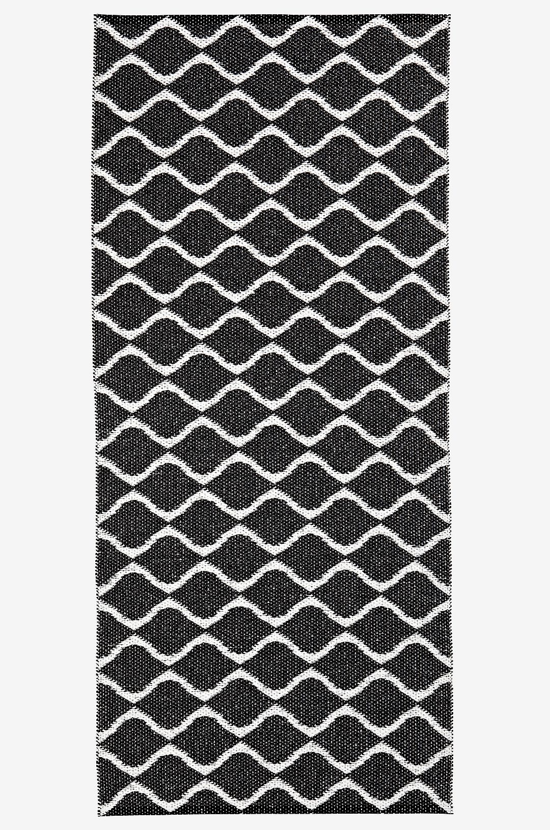 Horredsmattan - Plastmatta Wave 70x200 cm - Svart - Plastmattor - Från Homeroom