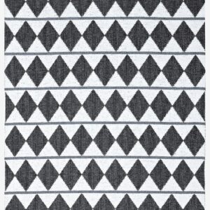 Horredsmattan – Plastmatta Zigge 150×200 cm – Svart – Plastmattor – Från Homeroom