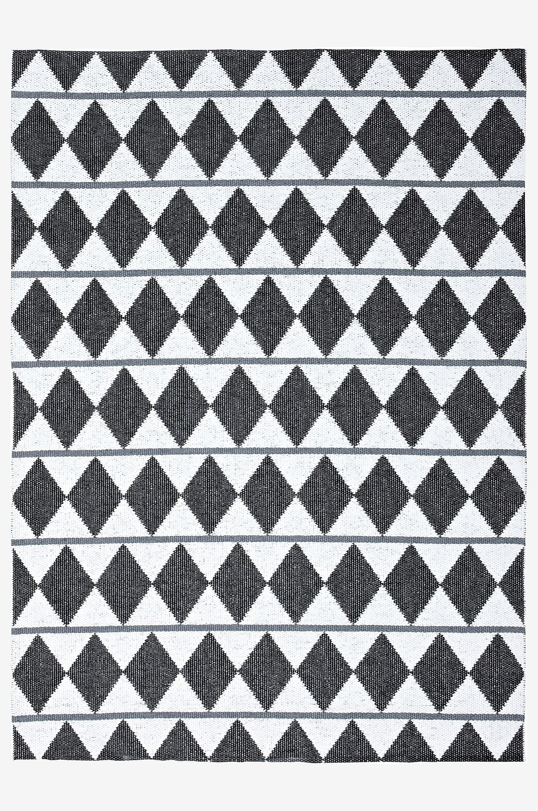 Horredsmattan - Plastmatta Zigge 150x200 cm - Svart - Plastmattor - Från Homeroom