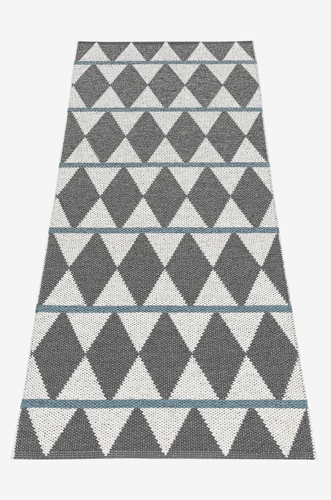 Horredsmattan - Plastmatta Zigge 70x150 cm - Grå - Plastmattor - Från Homeroom