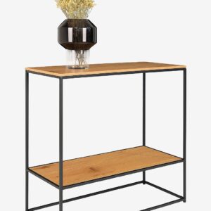 House Nordic – Avlastningsbord Vita. Ekliknande hyllplan med svart ram – Brun – Avlastningsbord & sidobord – Från Homeroom