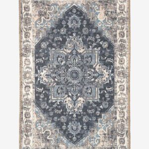 House Nordic – Dörrmatta Havana. Blå chenille av polyester – Blå – Dörr & trappstegsmattor – Från Homeroom