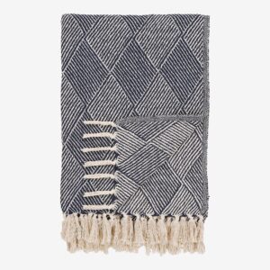 House Nordic – Filt Adana – Blå – Filtar & plädar – Från Homeroom