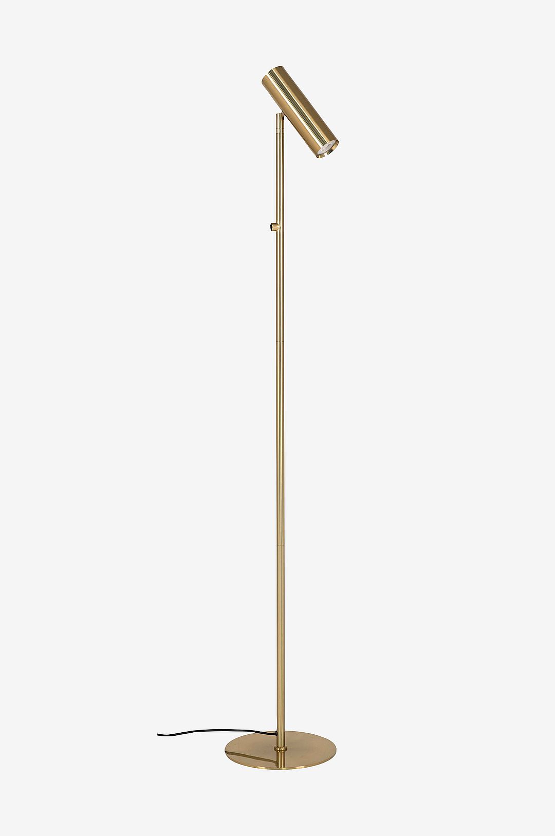 House Nordic - Golvlampa Paris - Mässing - Golvlampor - Från Homeroom