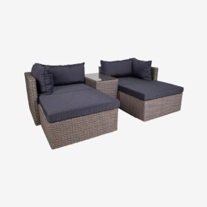 House Nordic – Lounge Möbelgrupp Scottsdale – Brun – Loungemöbler – Från Homeroom