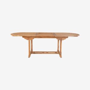 House Nordic – Matbord Salamanca, 90 x 180-240 cm – Brun – Matbord utomhus – Från Homeroom